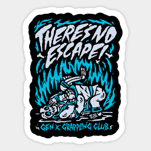 There's No Escape - Jiu Jitsu Triangle Sticker